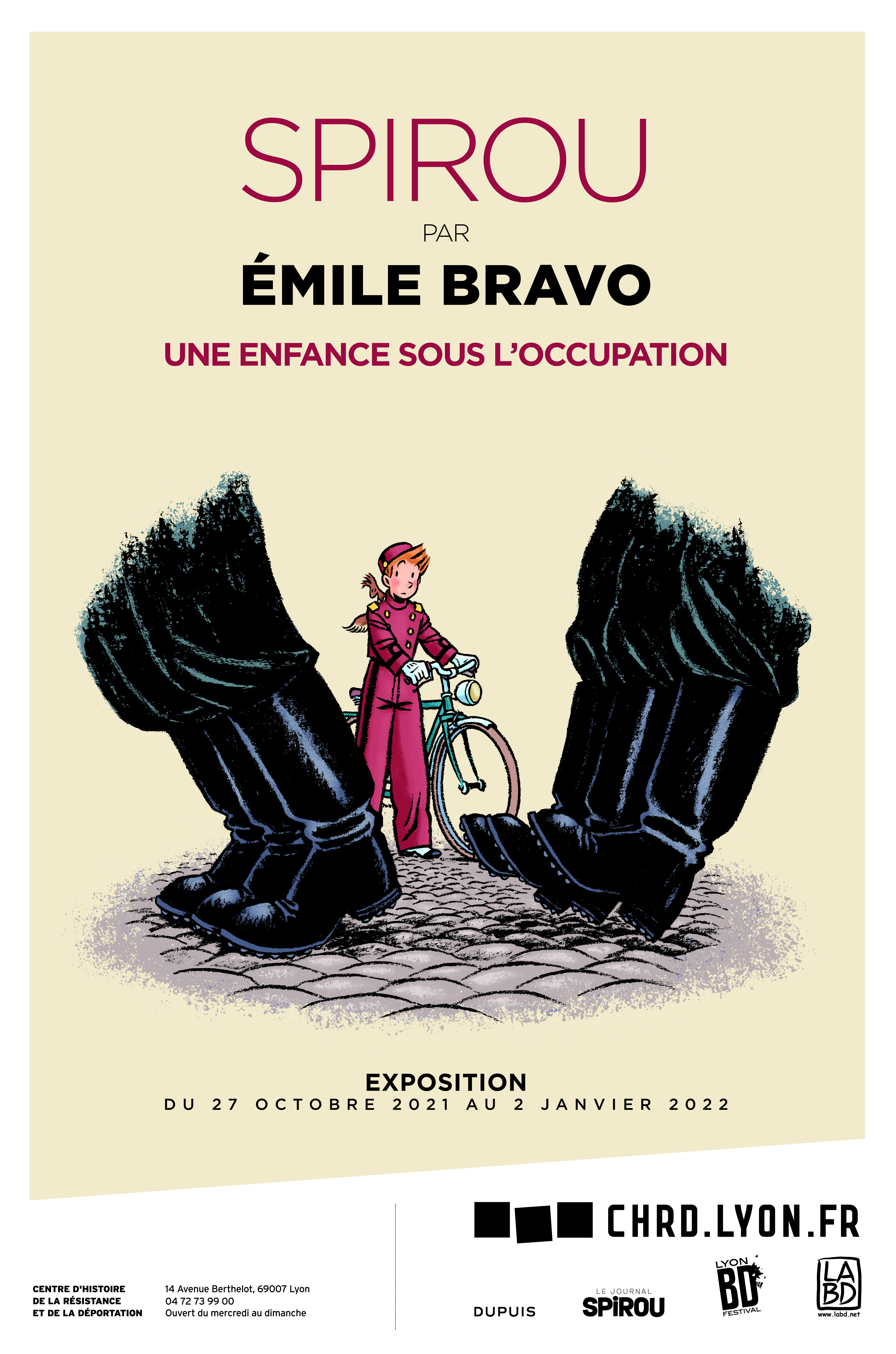 À Lyon, du 27 octobre au 2 janvier 2021, l'Histoire nous est racontée par Spirou et Emile Bravo