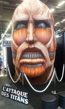 Japan Expo 2013 - Titanesque promo pour l'attaque des Titans chez Pika