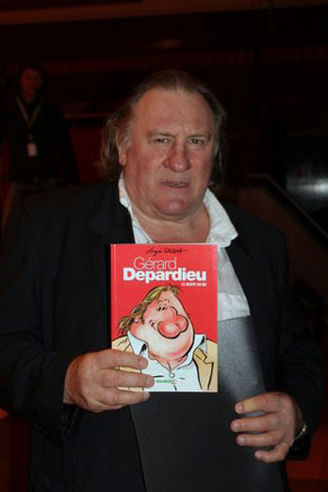 Gérard Depardieu va publier son biopic BD en russe !