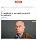 L'Express revient sur les relations « improbables » entre Hergé et Gabriel Matzneff