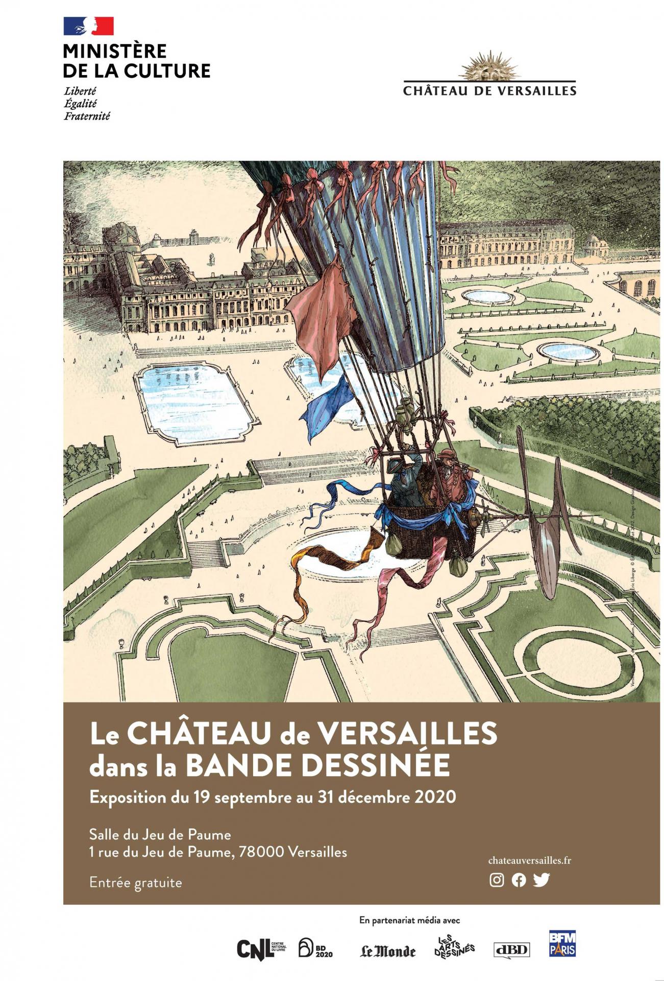 Une seconde vie pour l'exposition "Le Château de Versailles dans la bande dessinée" 