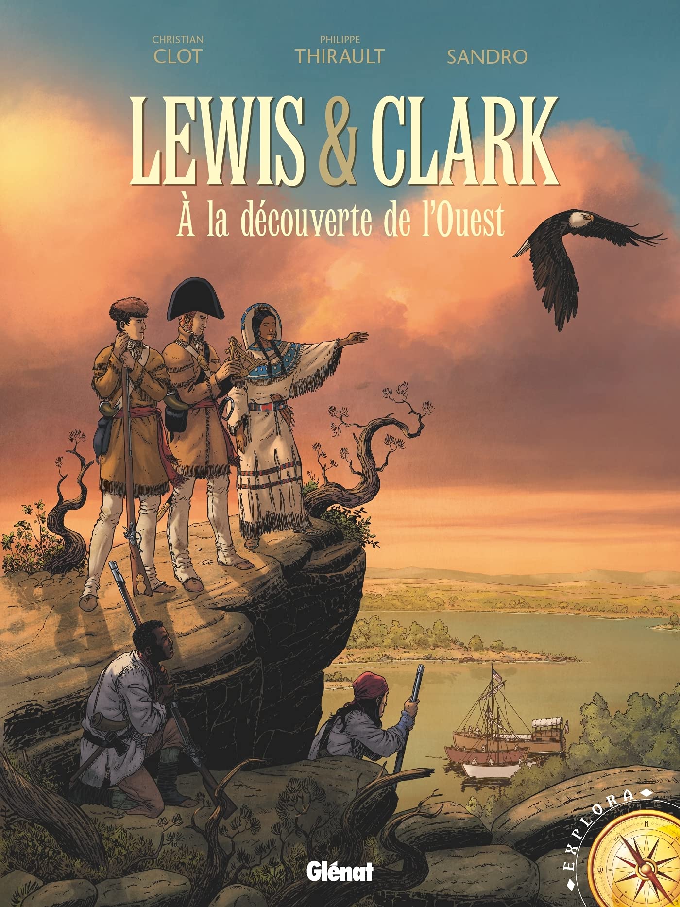 Lewis & Clark - À la découverte de l'Ouest - par Thirault & Sandro - Glénat