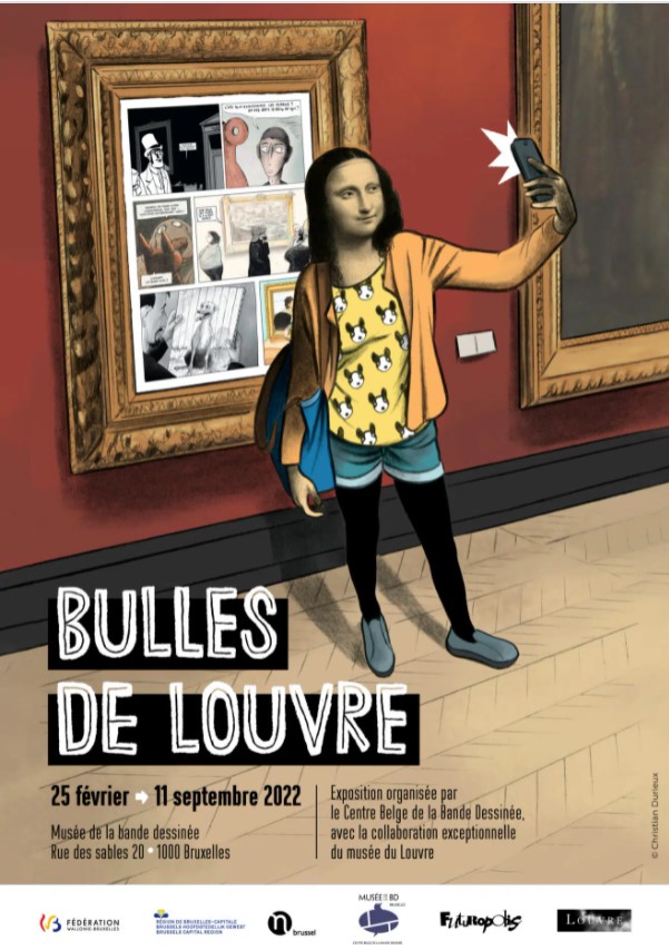 Vingt auteurs de BD exposent leurs "bulles de Louvre" à Bruxelles