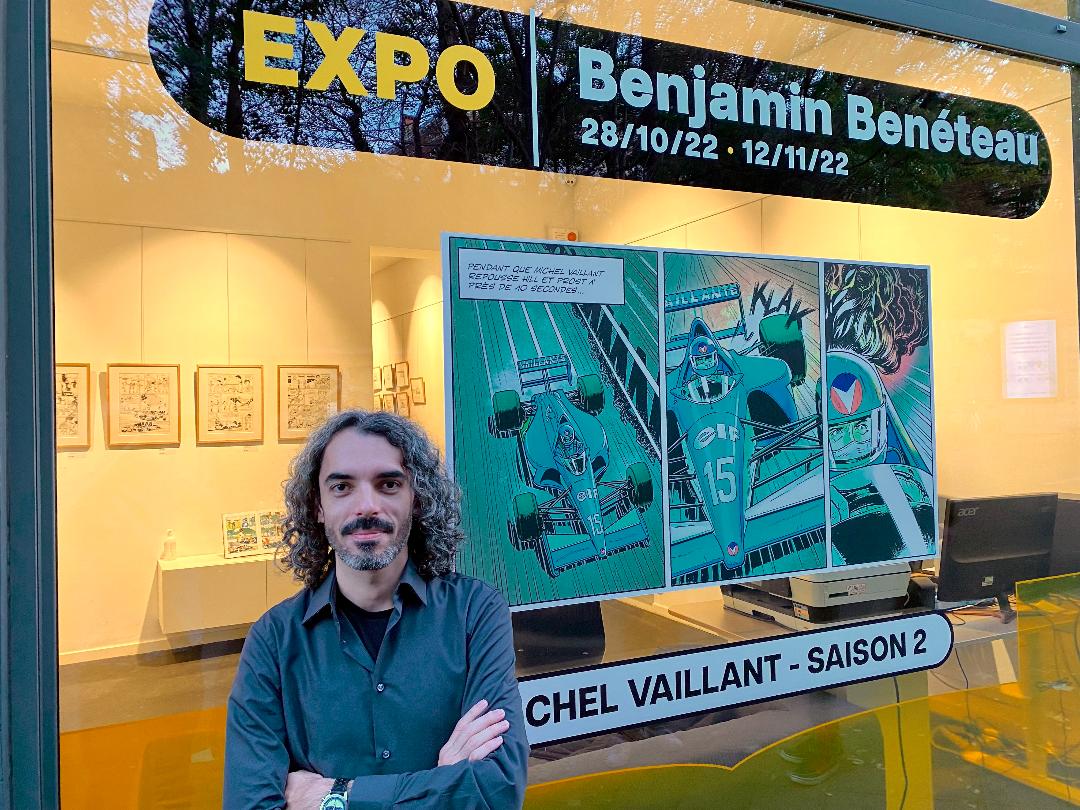 Bruxelles - La Galerie de la Bande Dessinée expose le dessinateur Benjamin Benéteau ("Michel Vaillant - Saison 2")