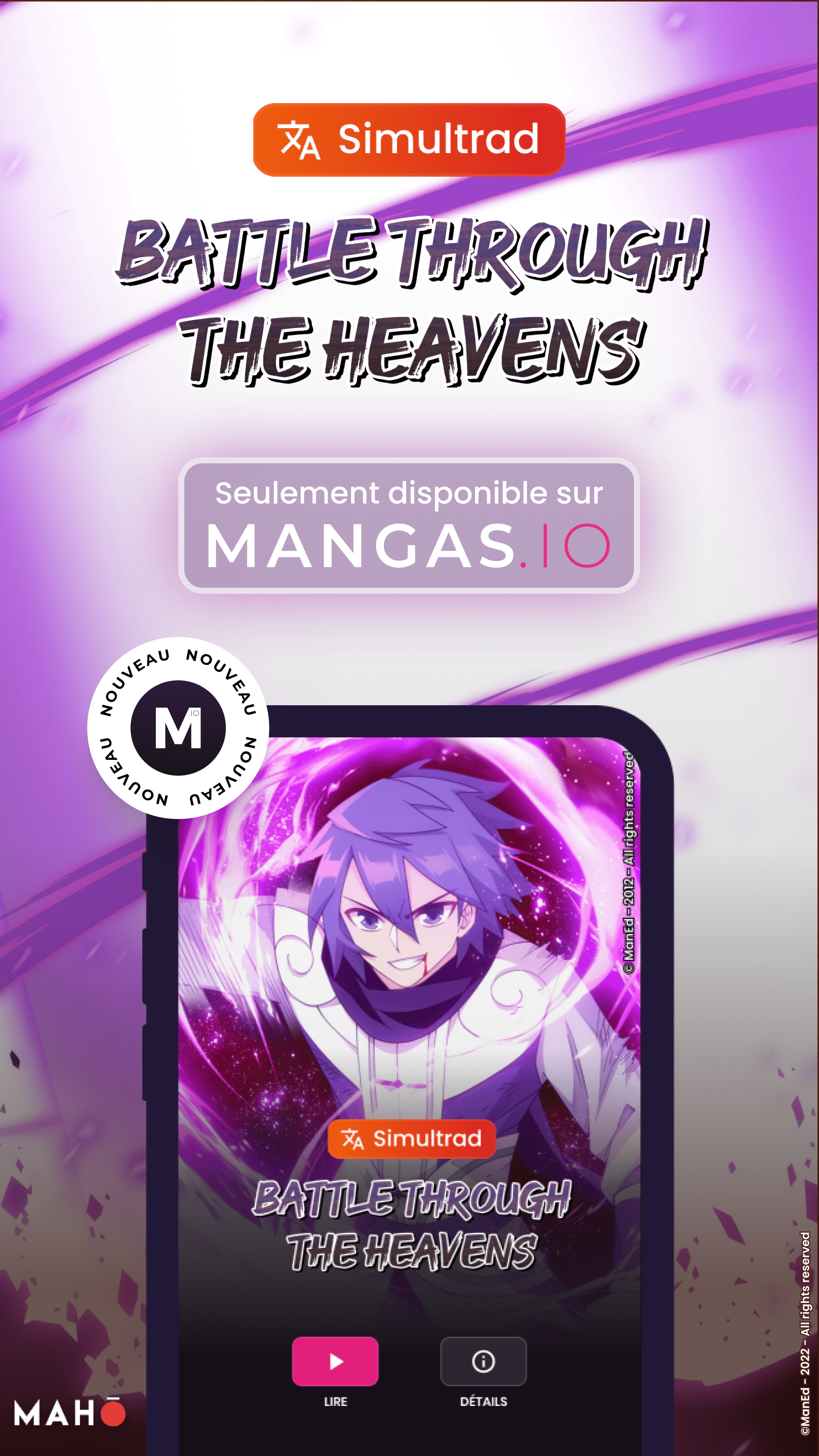 Angoulême 2023 : Mangas.Io, le "Netflix du manga", annonce sa nouvelle simultrad exclusive : "Battle Through the Heavens"