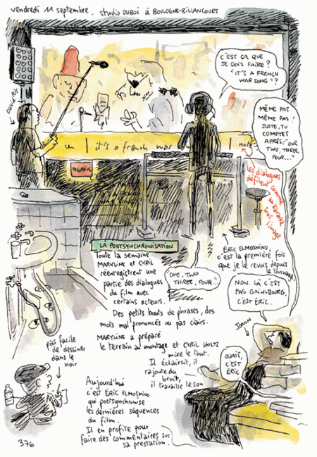 Le journal de l'après-tournage de <i>Gainsbourg, vie héroïque</i>