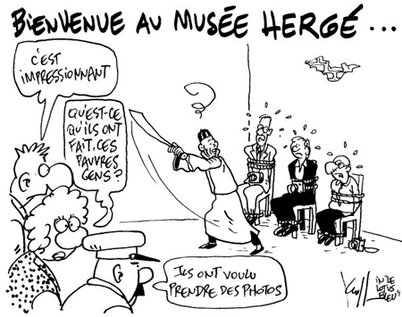 Le clash entre le Musée Hergé et les journalistes, selon Kroll