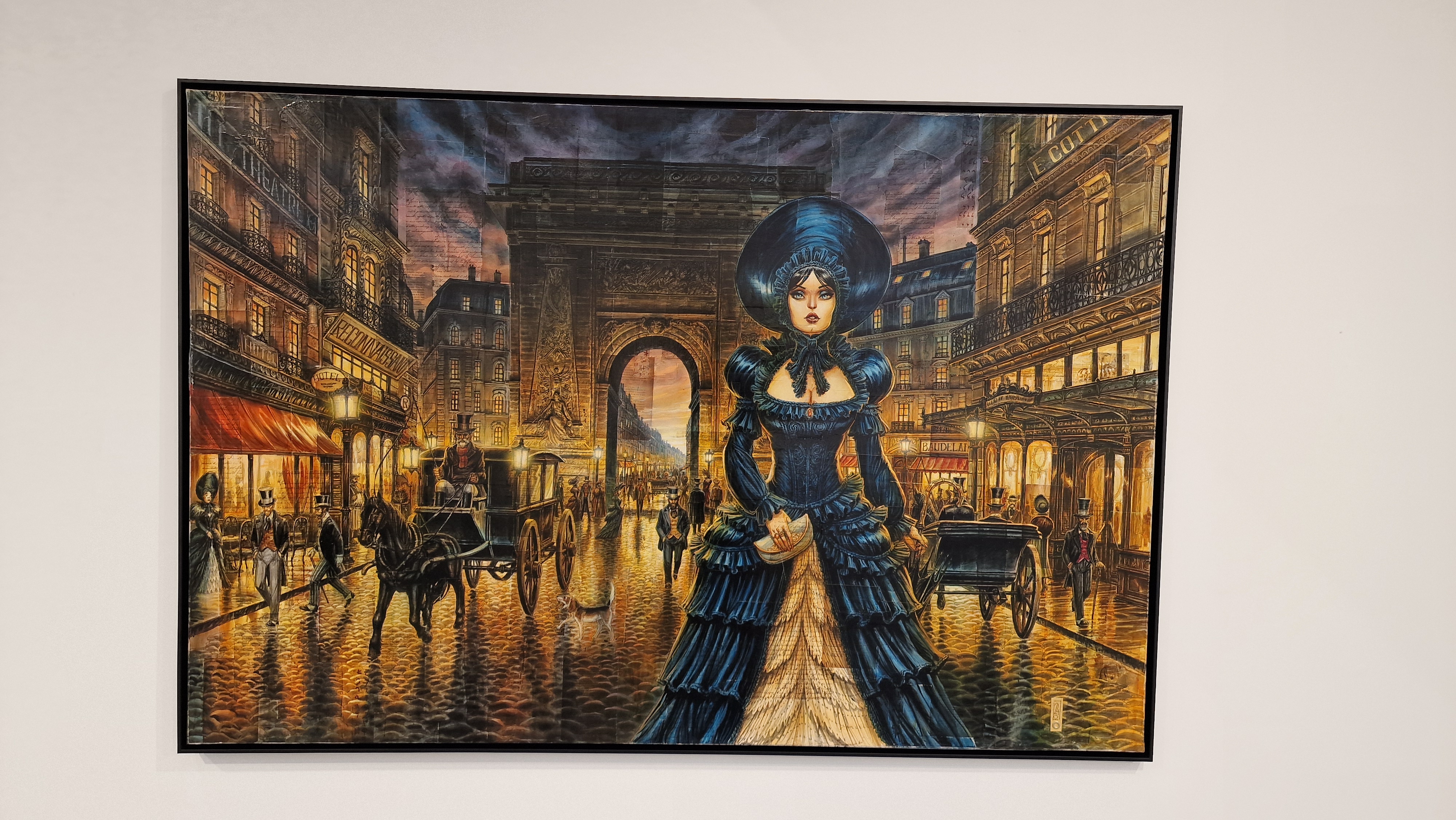 Olivier Ledroit | LES FLEURS DU MAL PEINTURE ORIGINALE