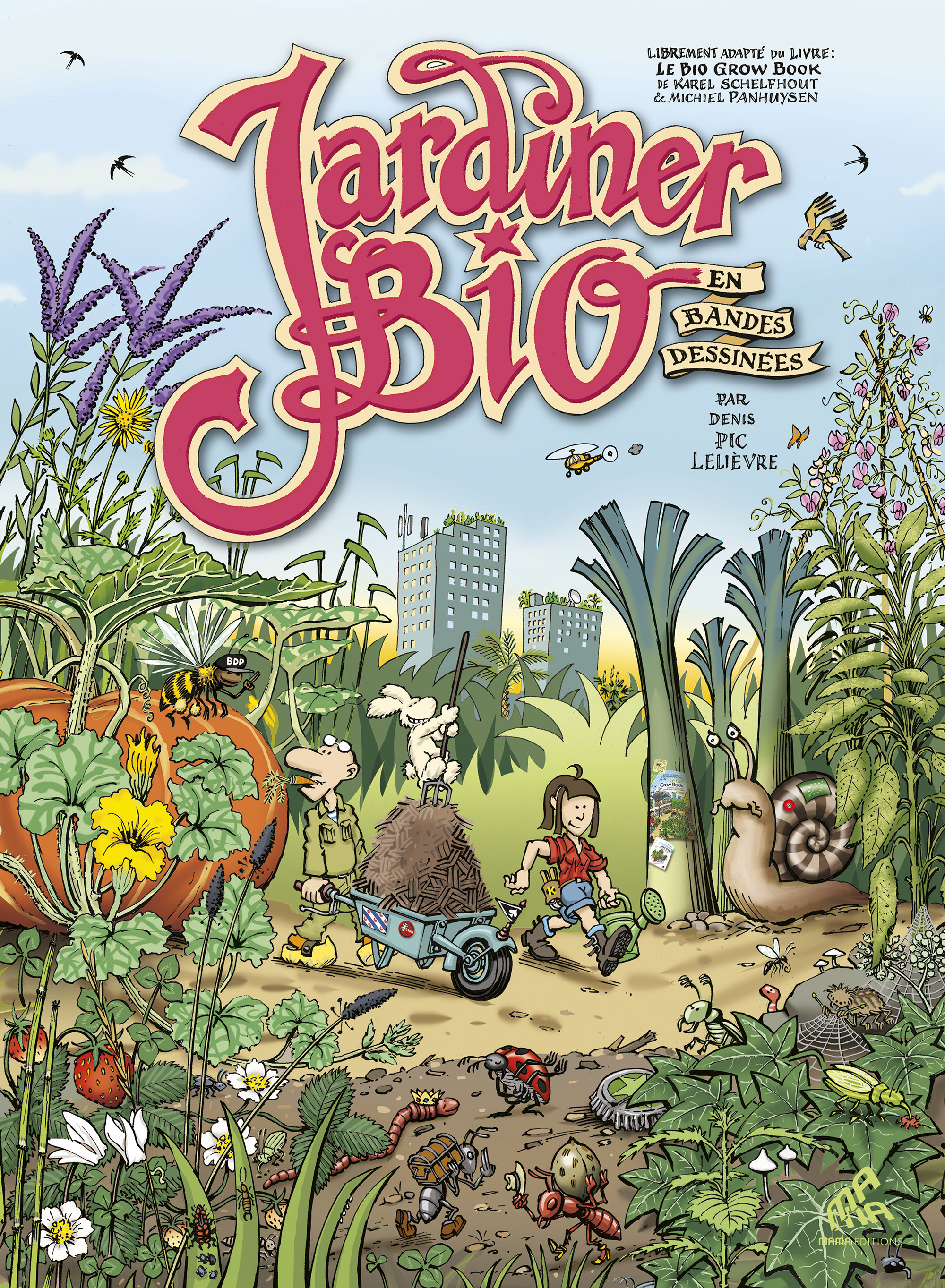 Jardiner Bio : la méthode en bandes dessinées - ActuaBD, image size:2000x2727