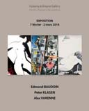 Peter Klasen, Alex Varenne et Edmond Baudoin exposent chez Petits Papiers Sablon