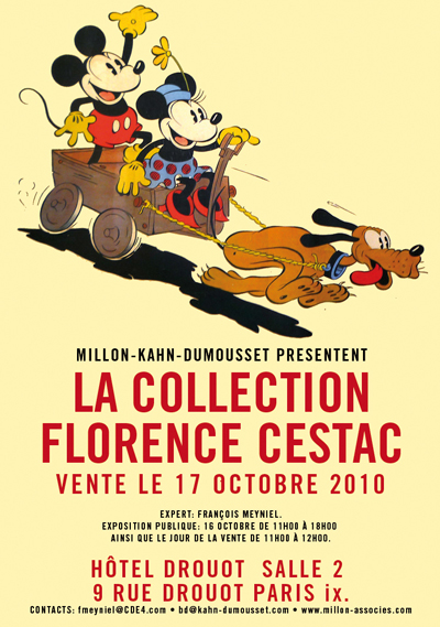 Florence Cestac se sépare de sa collection Mickey