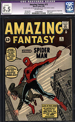 1,1 million de dollars pour un exemplaire de Spider -Man