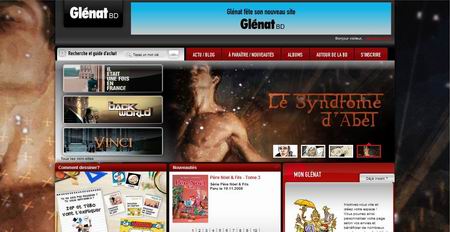 Le nouveau site GlénatBD