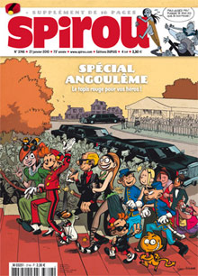 Angoulême 2010 : un numéro du journal Spirou consacré à l'événement.