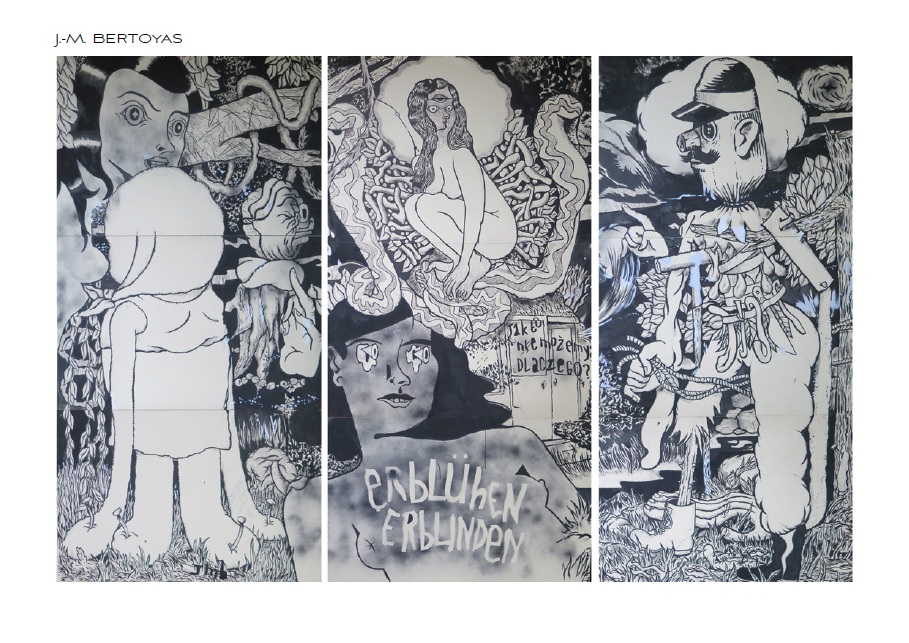 "Bande dessinée contemporaine & poésie graphique" à la Galerie 100 Titres (Bruxelles)