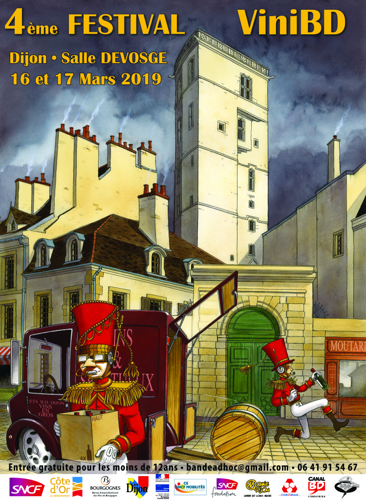 4e "Vini-BD" (16-17 mars 2019) : le festival dijonnais poursuit son développement