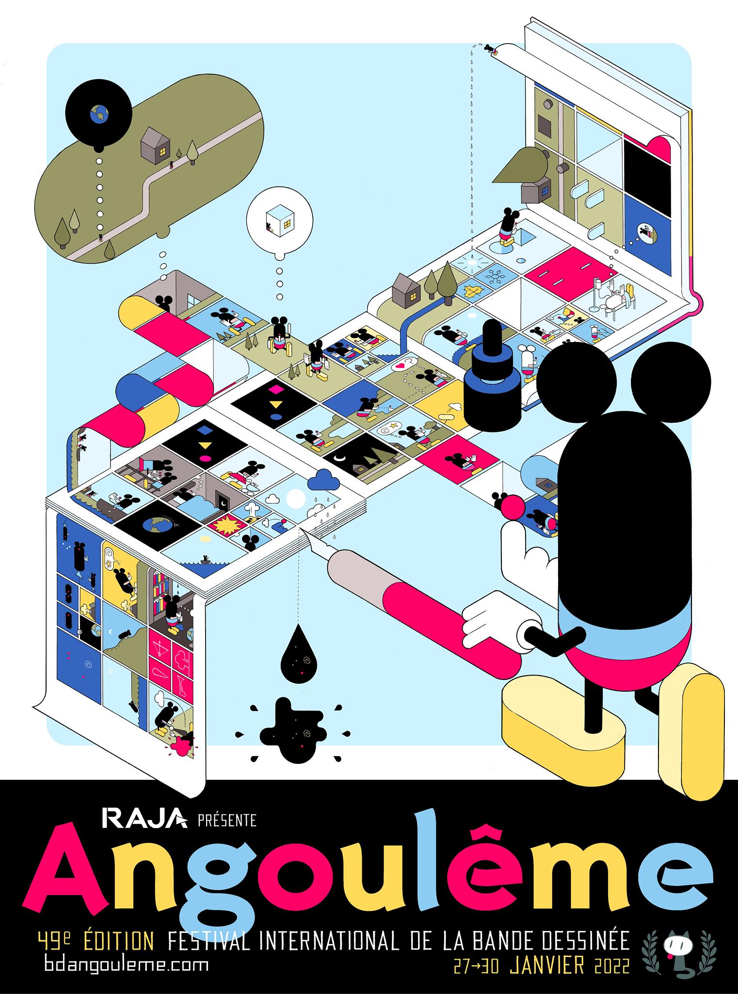La 49e édition du Festival de la BD d'Angoulême aura bien lieu : la preuve par l'affiche