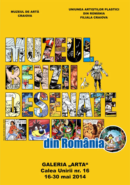Le "Musée de la bande dessinée roumaine" s'expose à Craiova (Roumanie)