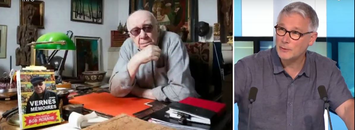 Didier Pasamonik parle d'Henri Vernes et de Bob Morane sur TV5 Monde 