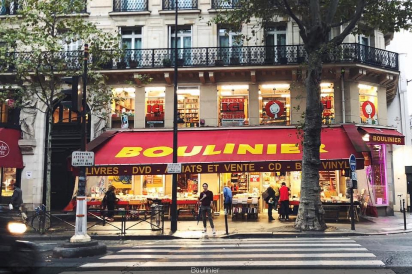 La librairie Boulinier du Boulevard Saint-Michel ferme définitivement ses portes. 