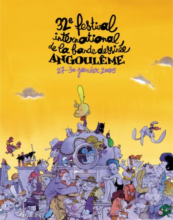 L'affiche du Festival BD d'Angoulême 2005 dévoilée !