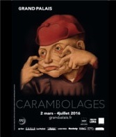 Une peinture d'Hergé à l'exposition Carambolages au Grand Palais