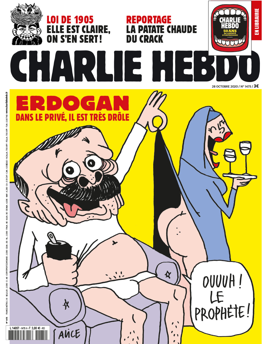 Charlie Hebdo contre Recep Tayyip Erdogan