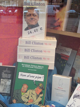 Blake et Mortimer font de la pub pour le livre de Bill Clinton