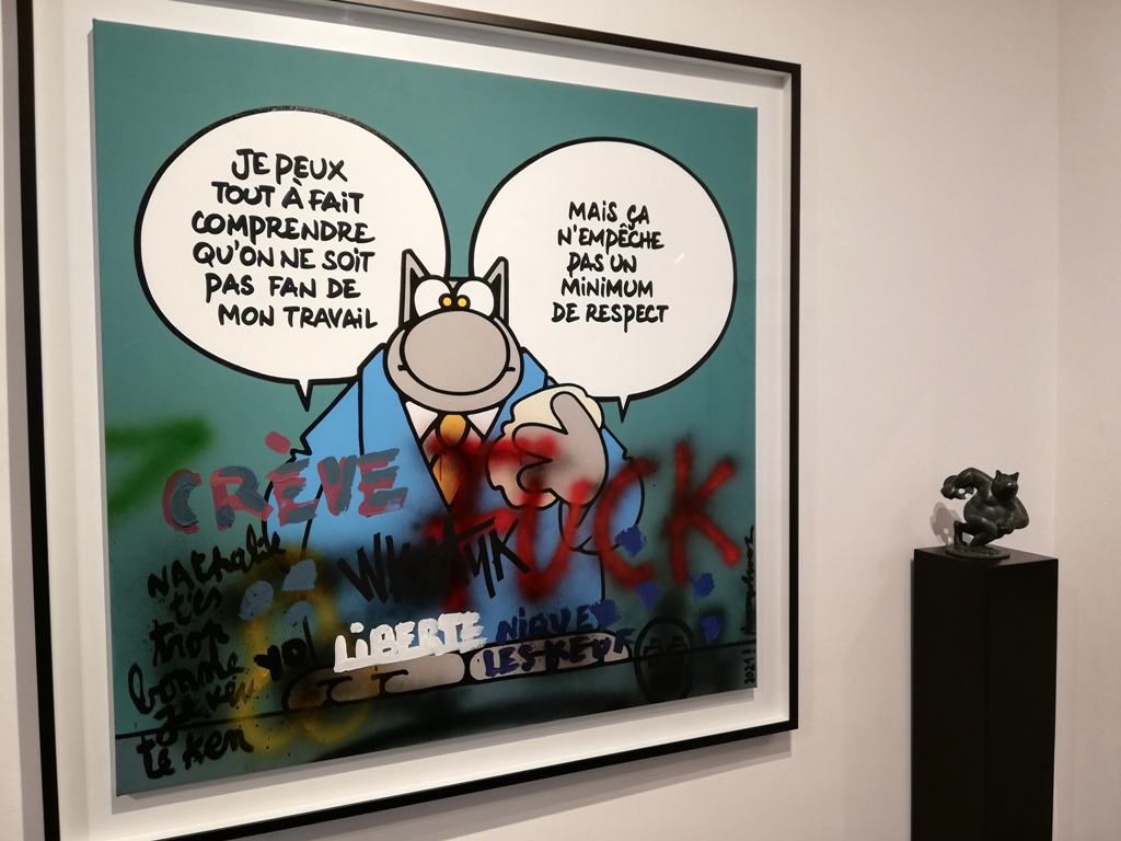 Le Chat de Geluck sur les Champs : le monde de l’Art contemporain ...