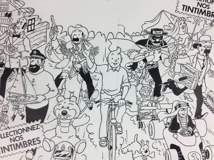 "Le Paradis des jouets" d'Hergé à la vente