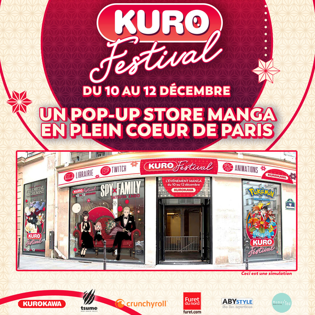 Un pop-up store pour Kurokawa en décembre
