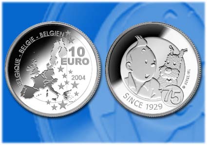 Ruée sur la pièce de 10 euros de Tintin