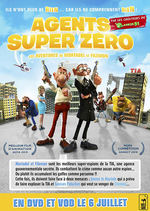 Le dessin animé de Mortadel et Filémon, "Agents Super Zéro", en DVD et en VOD en France