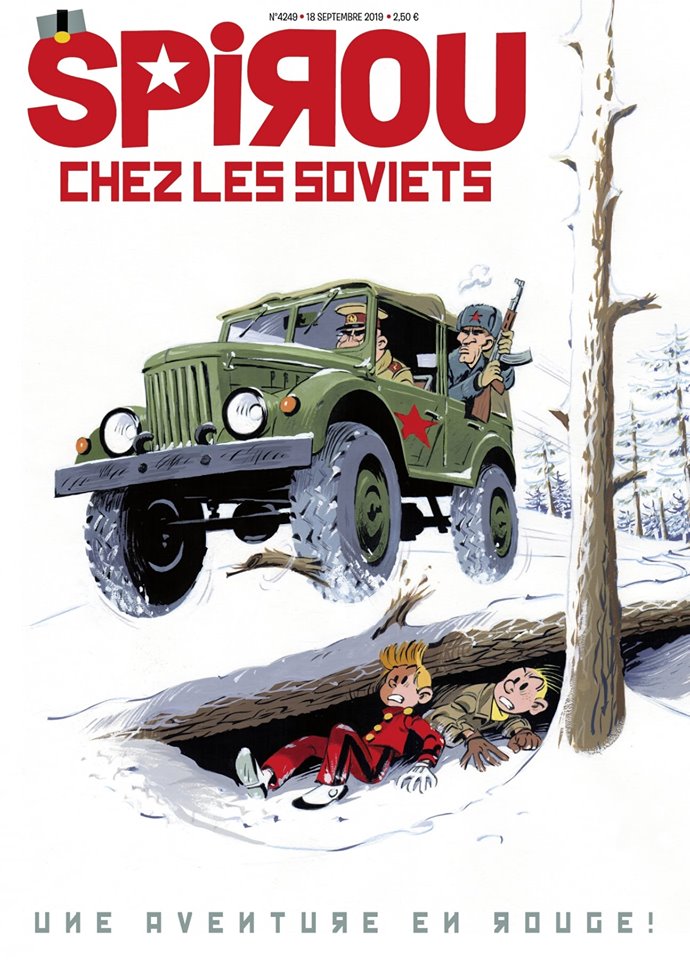 Spirou chez les Soviets de Fabrice Tarrin et Fred Neidhardt débute sa prépublication la semaine prochaine !