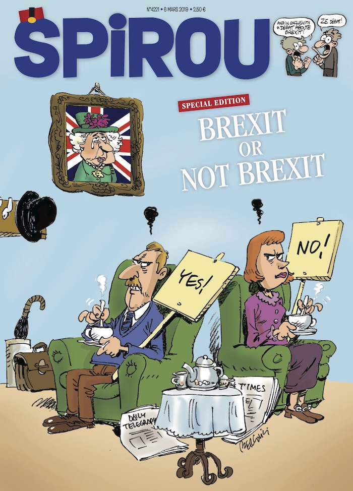 Le Journal de Spirou s'attaque au Brexit ! 