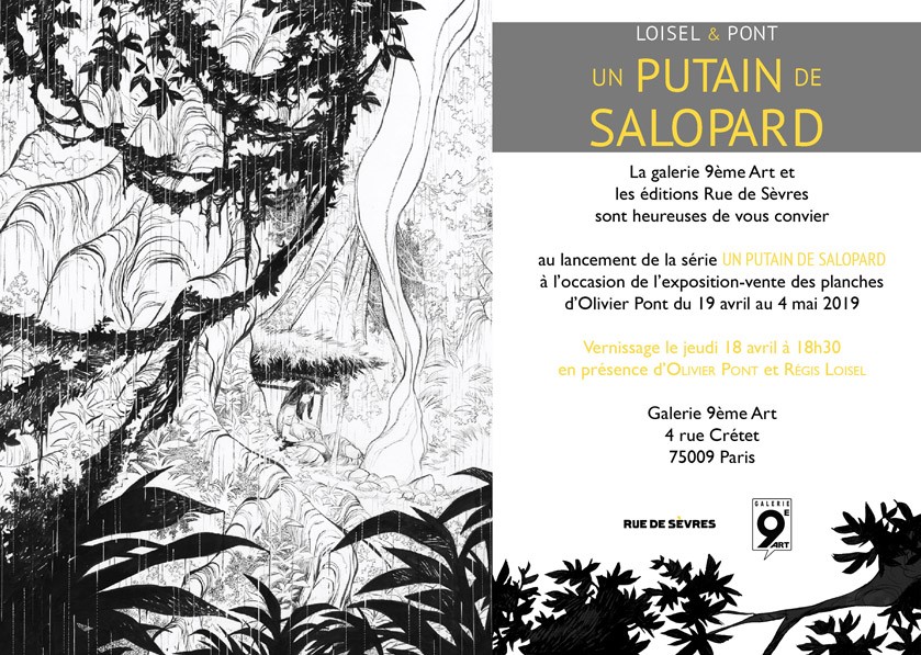 Lancement de la nouvelle série "Un Putain de salopard" à la Galerie 9ème Art !