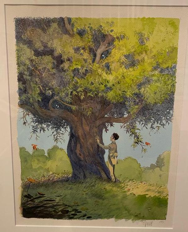 Choses vues : l'arbre, sujet des maîtres modernes de la BD au couvent Sainte Cécile de Grenoble