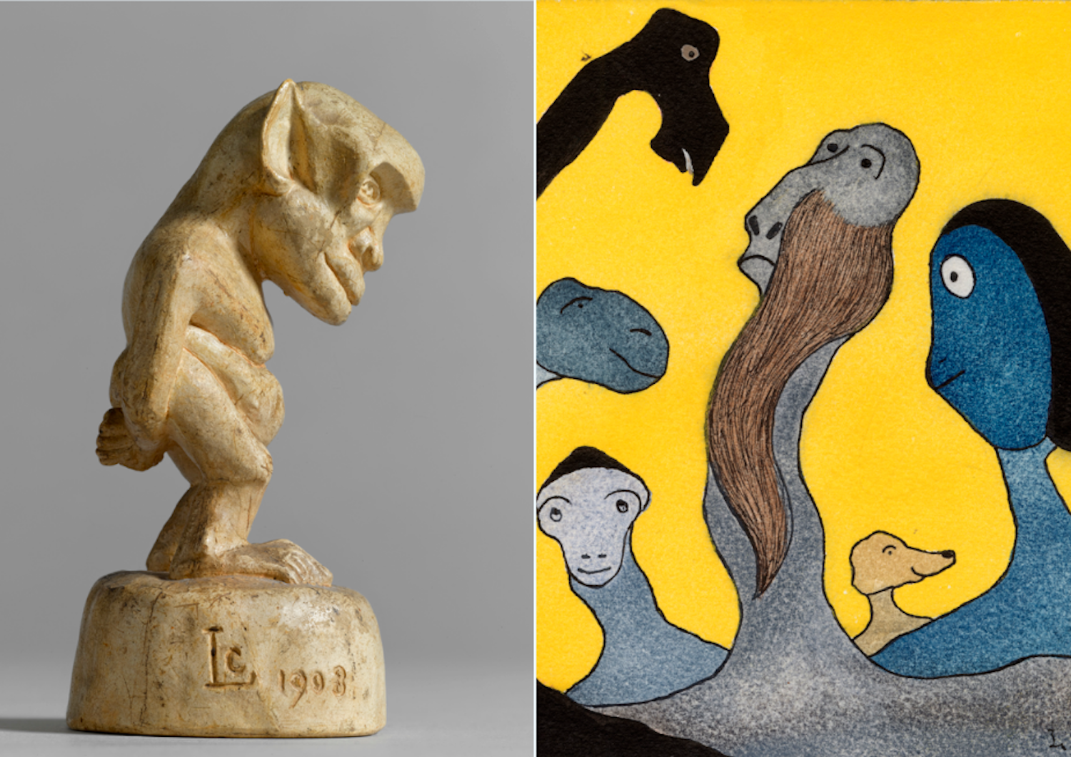 Des monstres au Musée d'Orsay : l'hommage de Claude Ponti à Léopold Chauveau