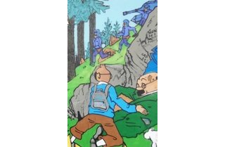 Tintin et les forces de l'ordre