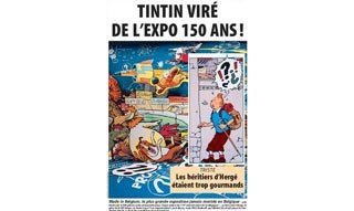 Tintin viré de l'expo 175 ans !