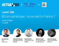 Les Lunch Talks d'ActuaBD # 1 : « BD et numérique : où en est la France ? »