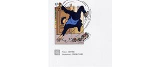 La Poste française lance des "Prêts à poster" Tintin