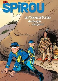 La dernière aventure des Tuniques Bleues signée Lambil et Cauvin publiée dans le journal de Spirou. Mais aussi une très triste nouvelle...