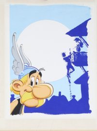 Une exceptionnelle couverture d'Astérix par Albert Uderzo aux enchères chez FauveParis