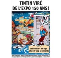 Tintin viré de l'expo 175 ans !