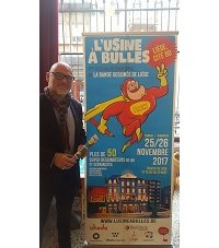 Fabrizio Borrini : "L'Usine à Bulles est un festival pensé par des auteurs de BD pour la ville de Liège"