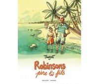 Robinsons, père et fils : quelques mois isolés dans une île.