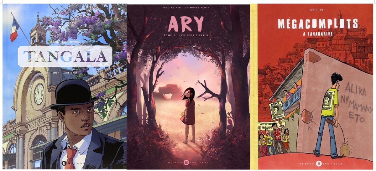 Trois regards sur Madagascar en bande dessinée