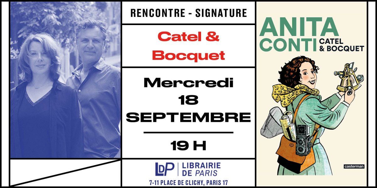 Rencontre BD avec Catel & Bocquet à la Librairie de (...) - ActuaBD