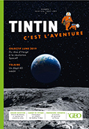 Tintin le globe-trotter et le Geographical Magazine